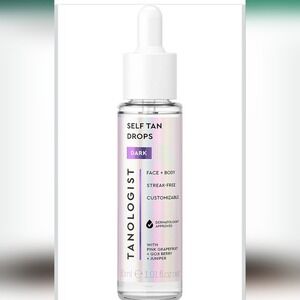 Tanologist Self Tan Drops Dark Face and Body Customizable Glow 30ml 1.01 fl oz